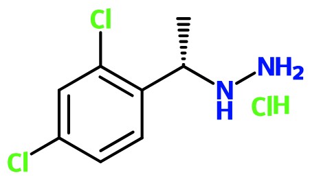 MC085320 (S)-(1-(2,4-Dichlorophenyl)ethyl)hydrazine hydrochloride (image for) MC085320 (S)-(1-(2,4-Dichlorophenyl)ethyl)hydrazine hydrochloride